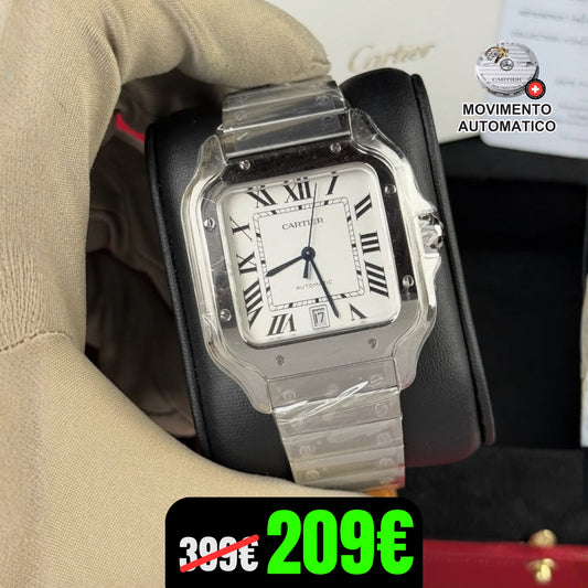 CARTIER SANTOS WHITE DIAL