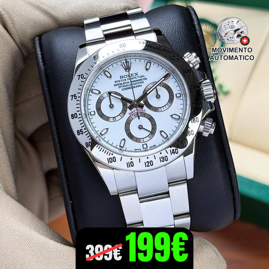 ROLEX DAYTONA ACCIAIO/BIANCO DIAL